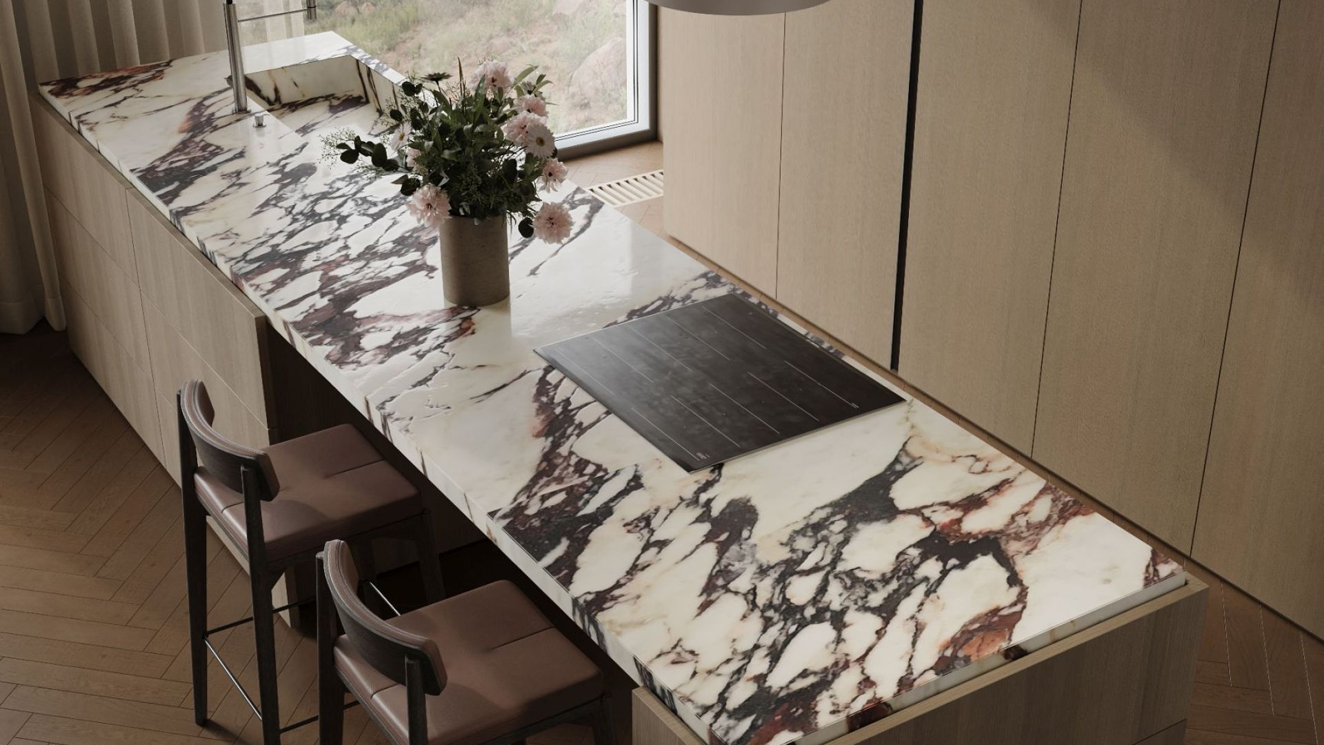 Ostrůvkové digestoře Cylindro 4LED Kashmir BLDC - Kashmir - Vizualizace 9