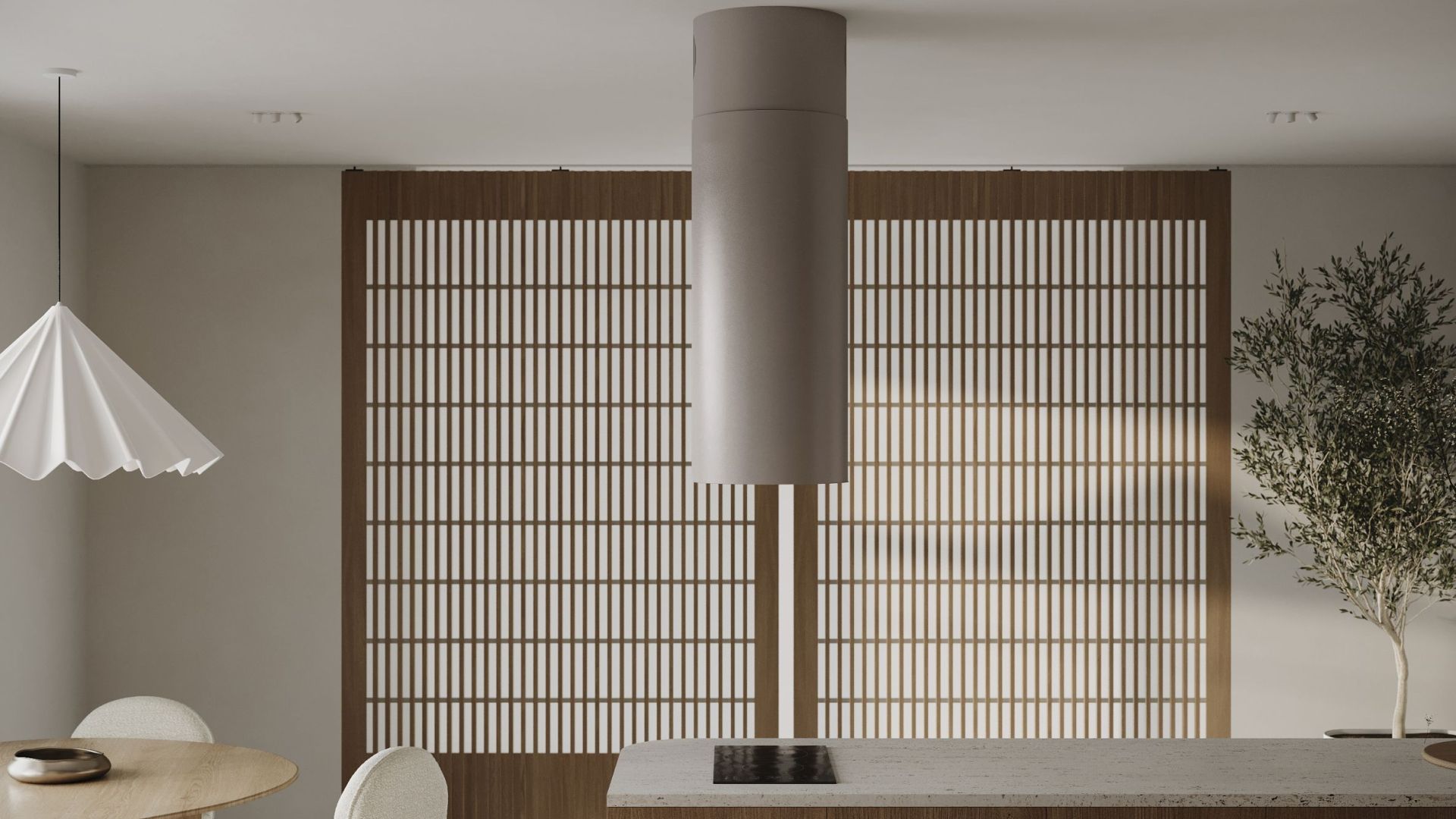 Ostrůvkové digestoře Tubo Kashmir Gesture Control BLDC - Kashmir - Vizualizace 7