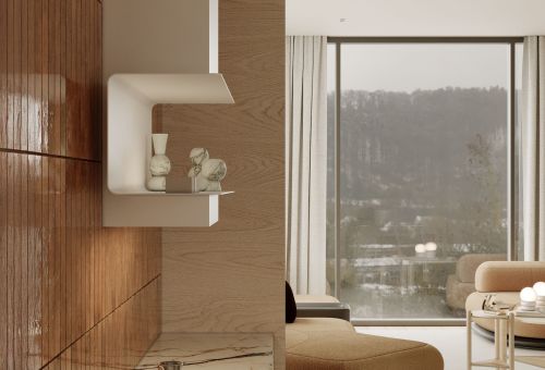  - C-Shelf White-White Gesture Control