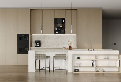  - Vestavná digestoř Micra Space Black Matt