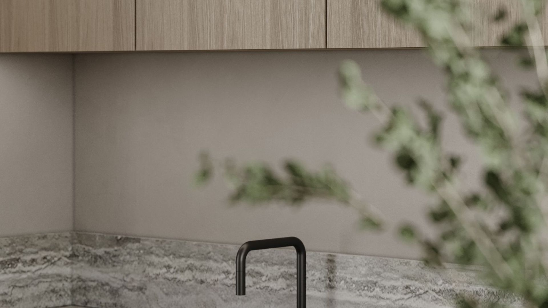 Ostrůvkové digestoře Alvar Glass Black Matt - Matná černá - Vizualizace 6