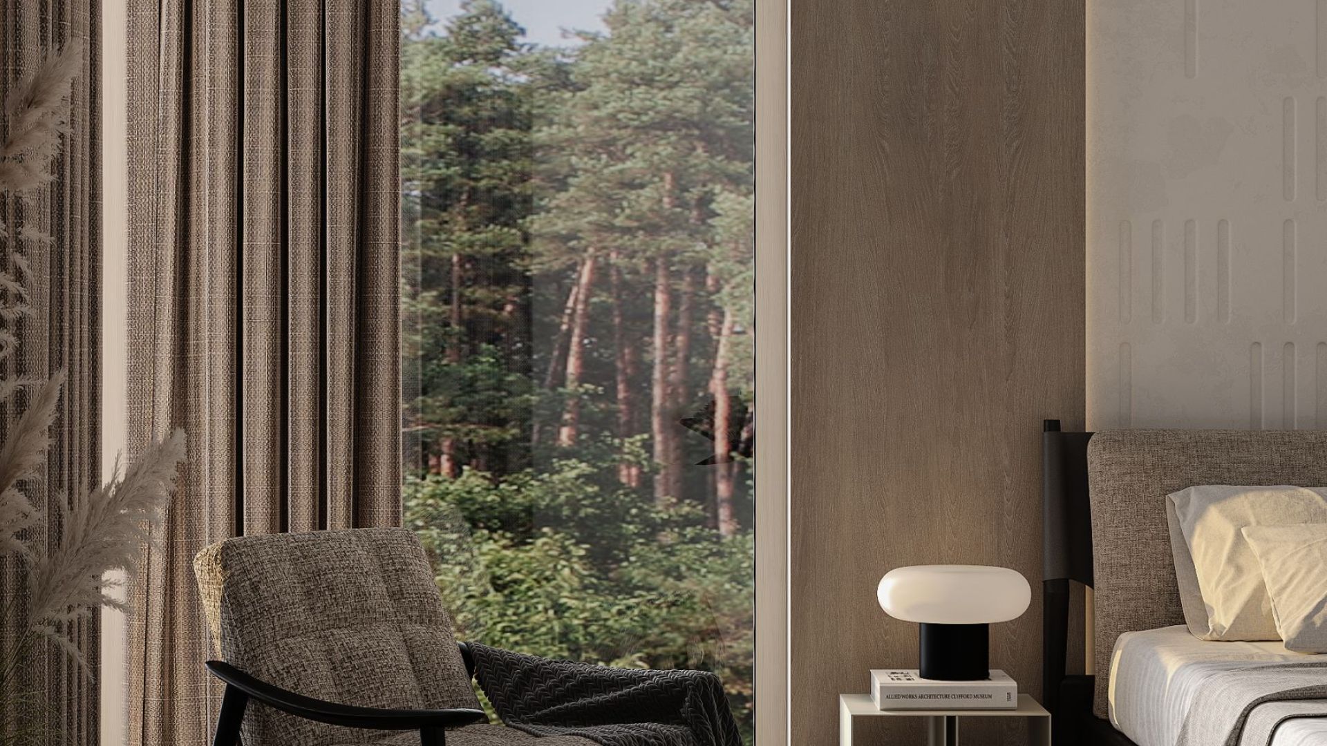 Ostrůvkové digestoře Alvar Wood Black Matt - Matná černá - Vizualizace 8