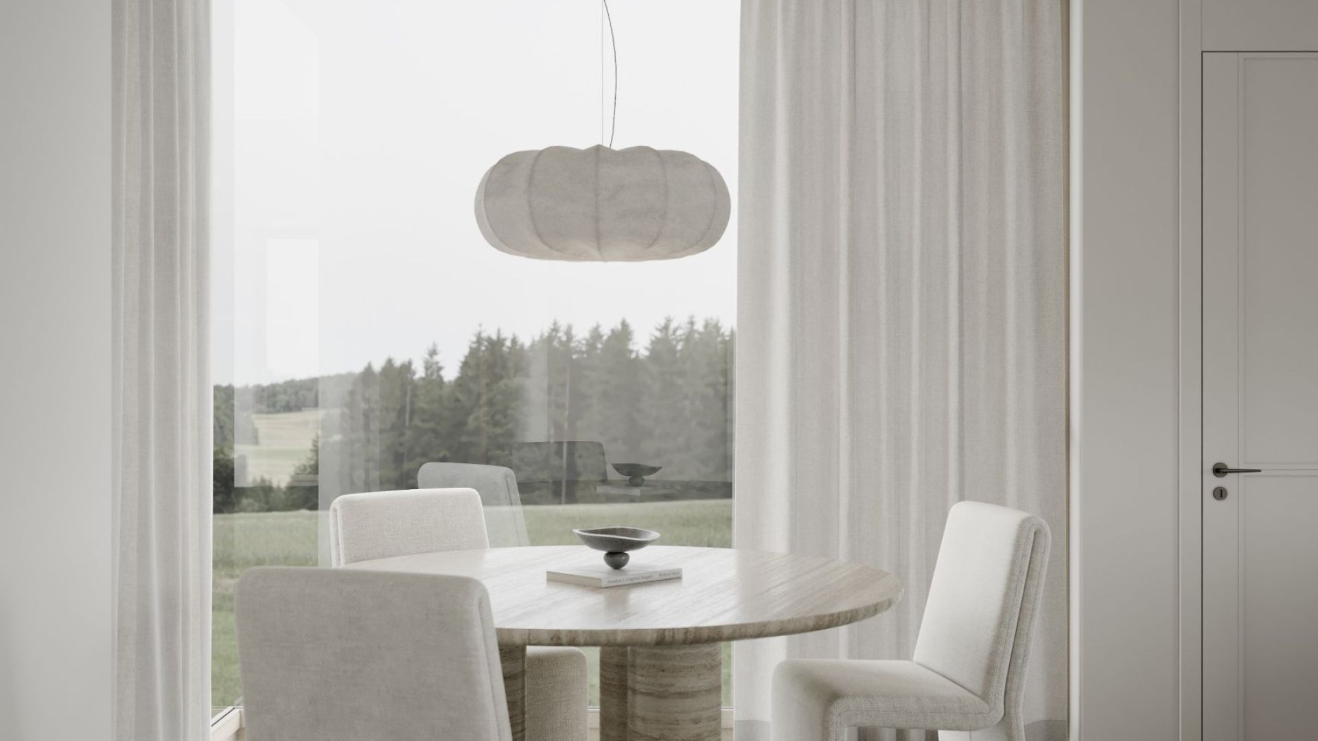 Ostrůvkové digestoře Columni Stono Light Grey Gesture Control - Šedá - Vizualizace 7