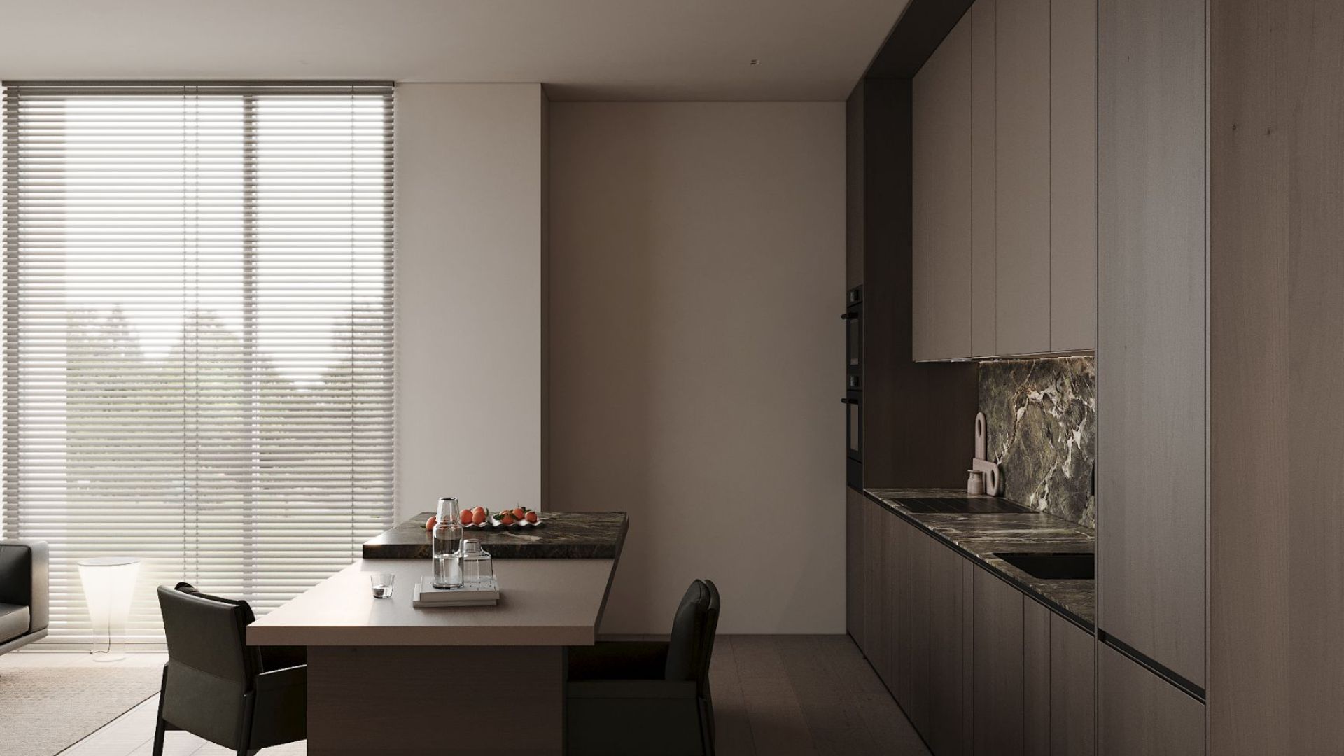 Podstavné digestoře Micra Black Matt - Matná černá - Vizualizace 6