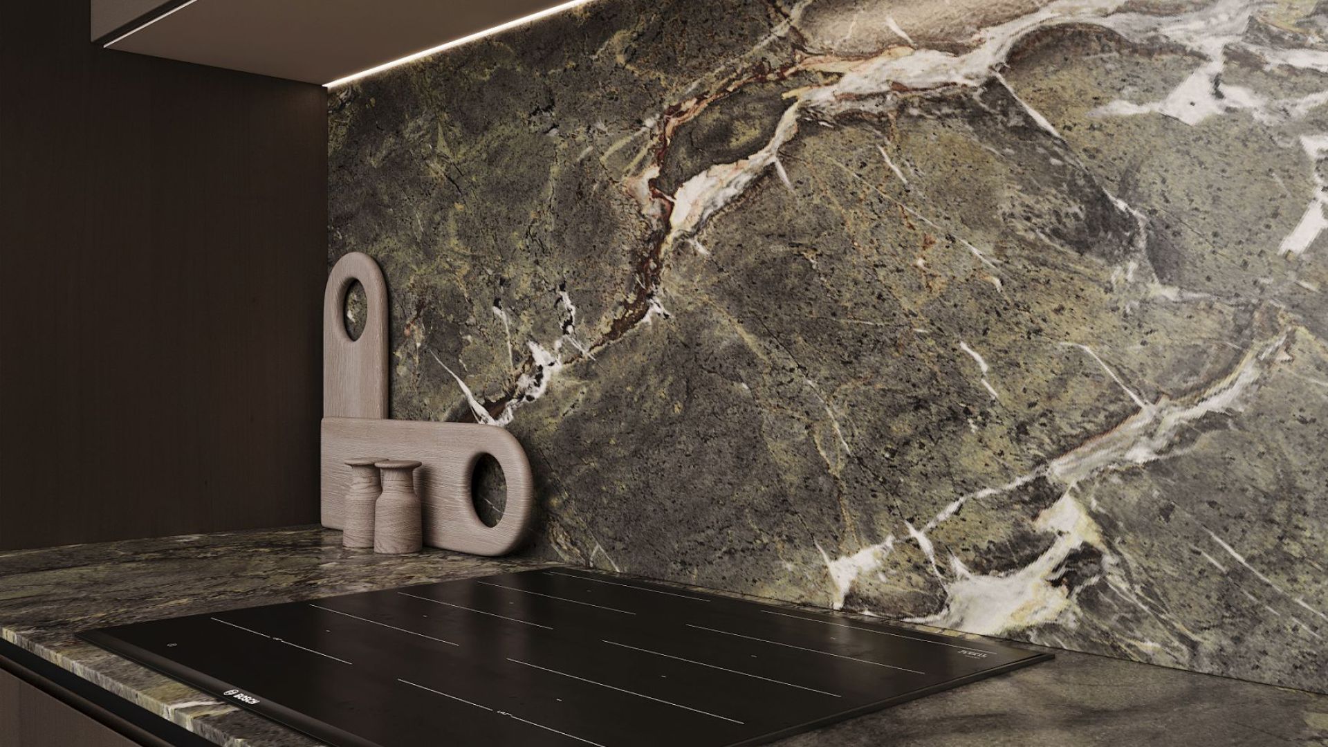 Podstavné digestoře Micra Black Matt - Matná černá - Vizualizace 5