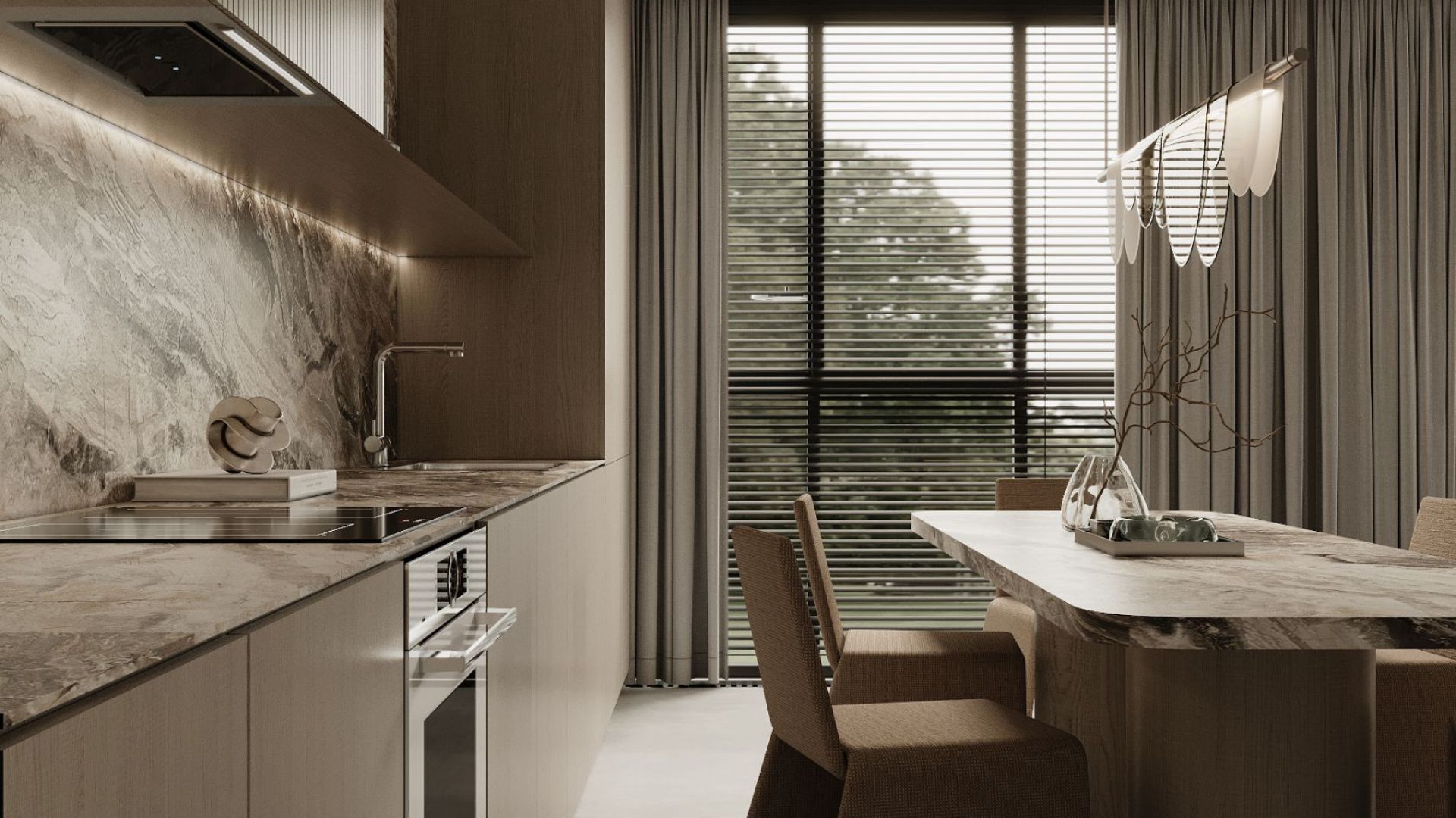 Podstavné digestoře Micra Black - Černá - Vizualizace 3