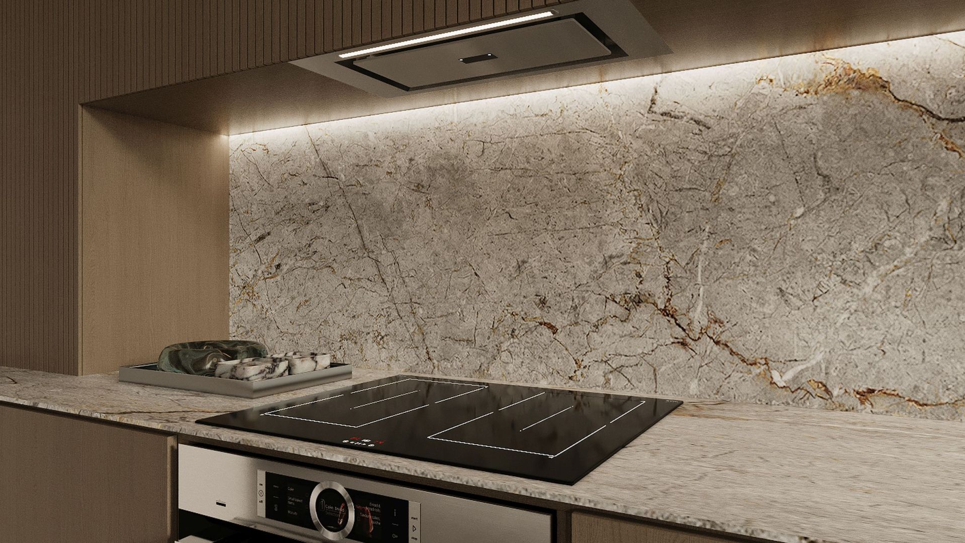 Podstavné digestoře Micra Inox Gesture Control - Nerez - Vizualizace 4