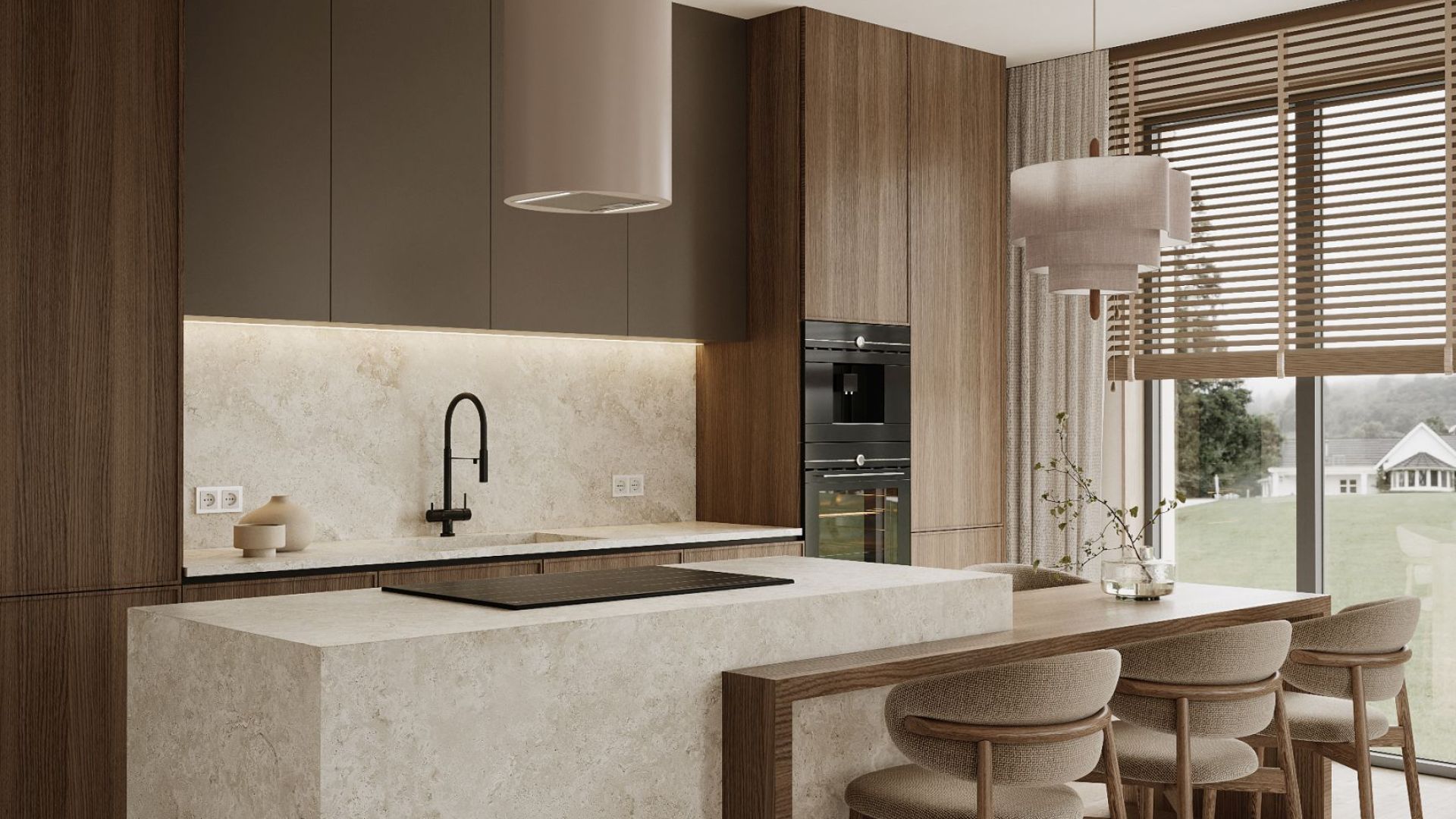 Ostrůvkové digestoře Cylindro Eco 2STRIPS Kashmir - Kashmir - Vizualizace 8