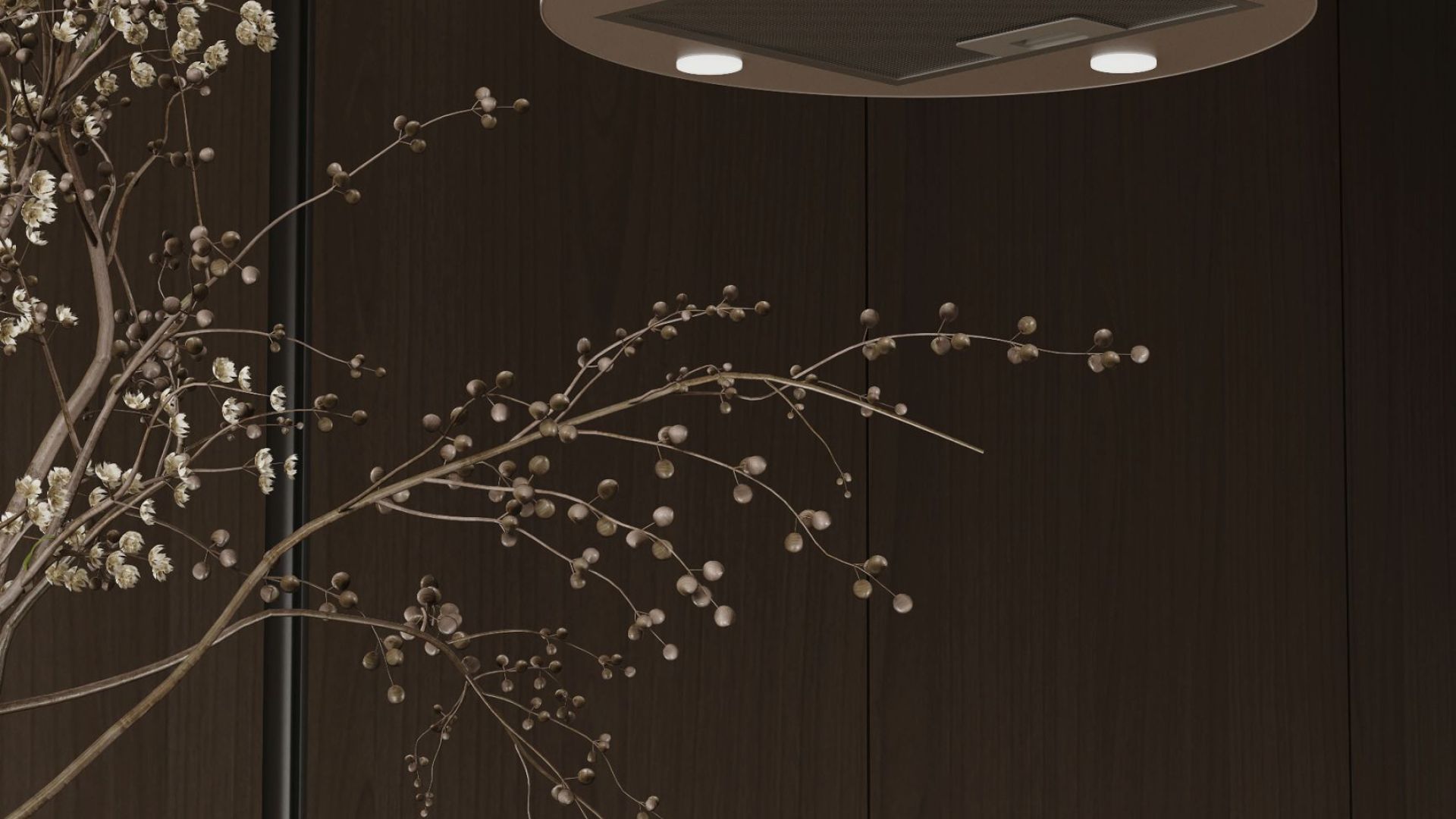 Ostrůvkové digestoře Cylindro Eco 4LED Kashmir - Kashmir - Vizualizace 3