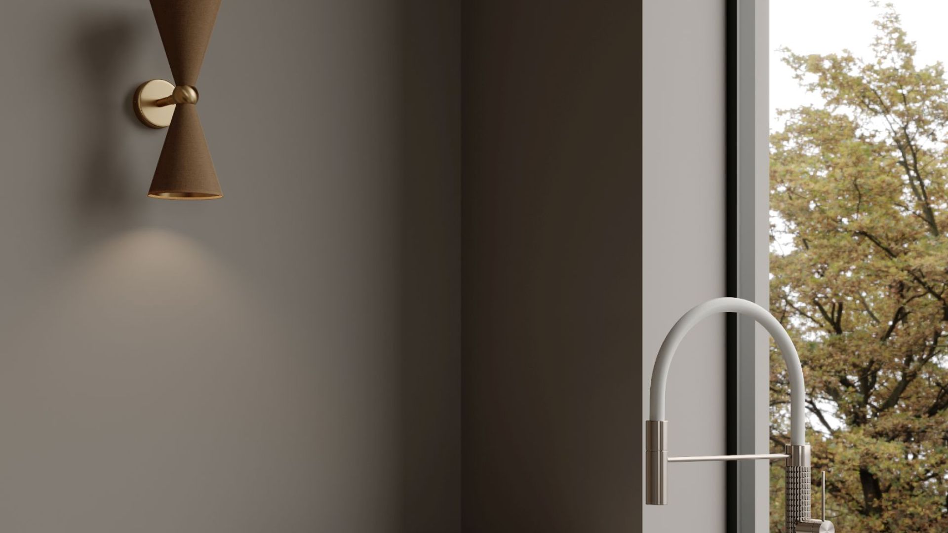 Stropní digestoře Grand Super Slim White - Bílá - Vizualizace 7