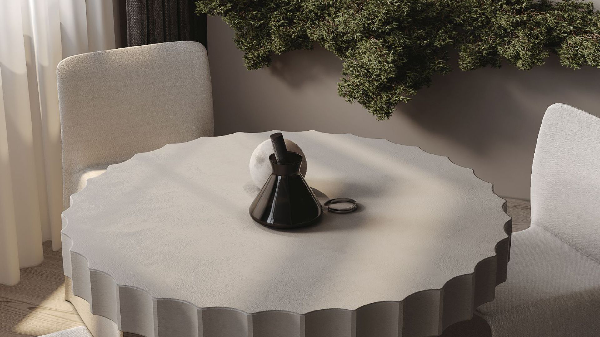 Ostrůvkové digestoře Metropolis Black Matt - Matná černá - Vizualizace 5