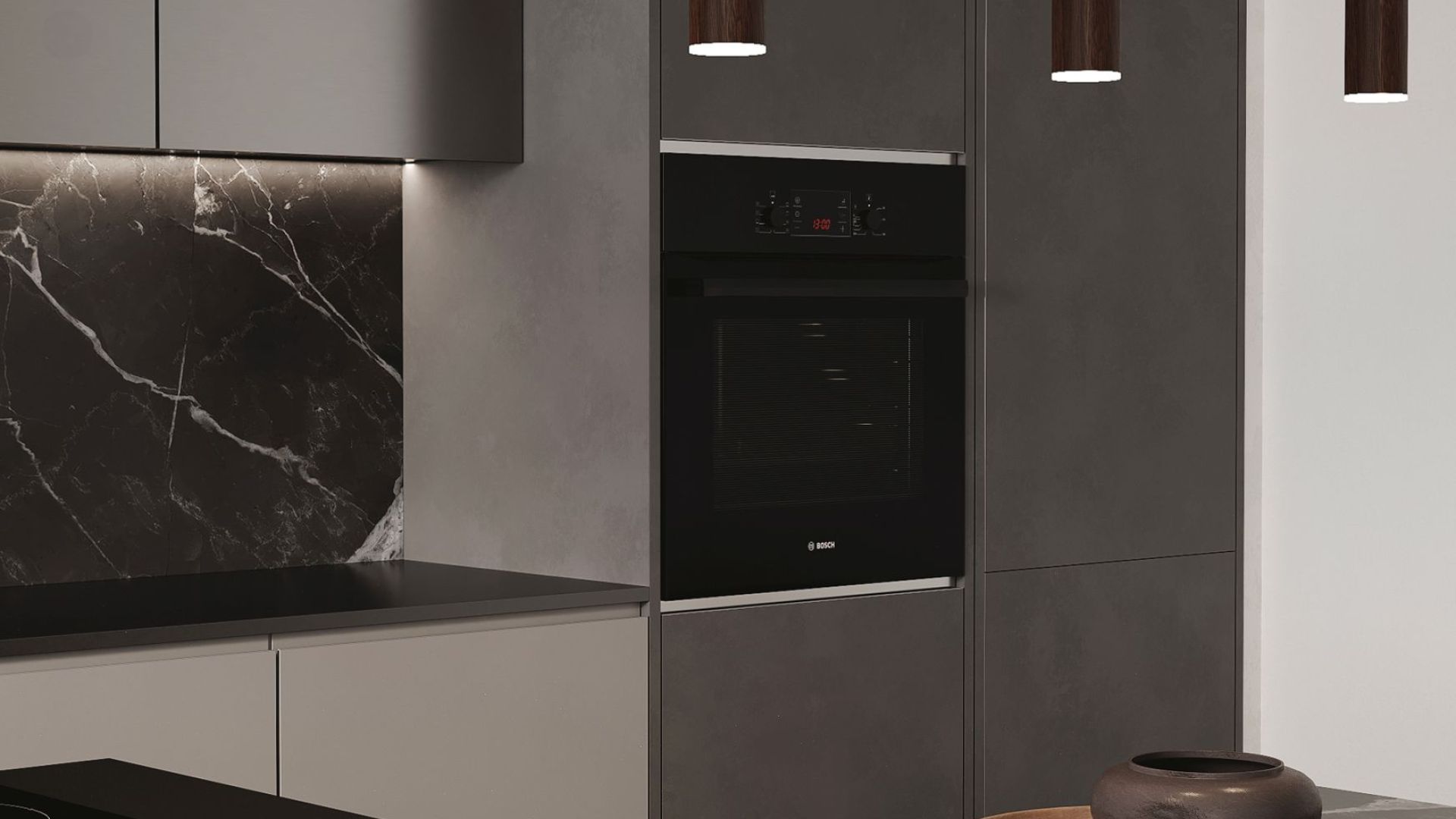 Ostrůvkové digestoře Metropolis Black Matt - Matná černá - Vizualizace 9