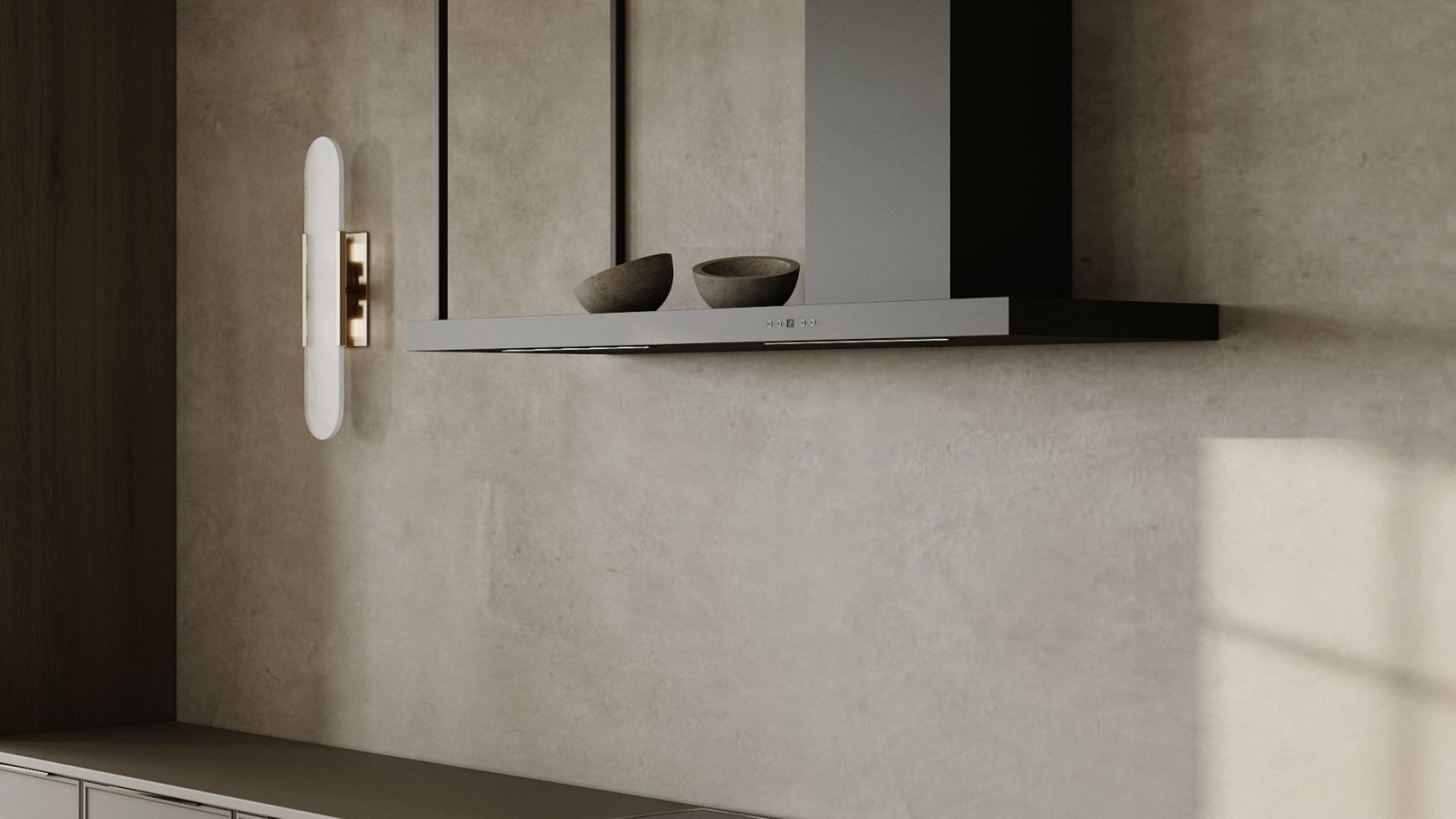 Komínové digestoře Metropolis OR Black Matt - Matná černá - Vizualizace 8