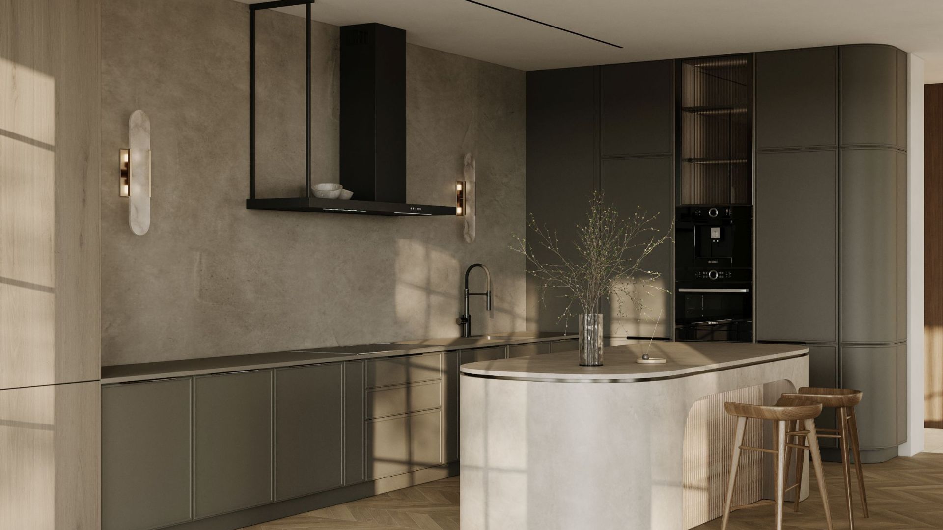 Komínové digestoře Metropolis OR Black Matt - Matná černá - Vizualizace 9