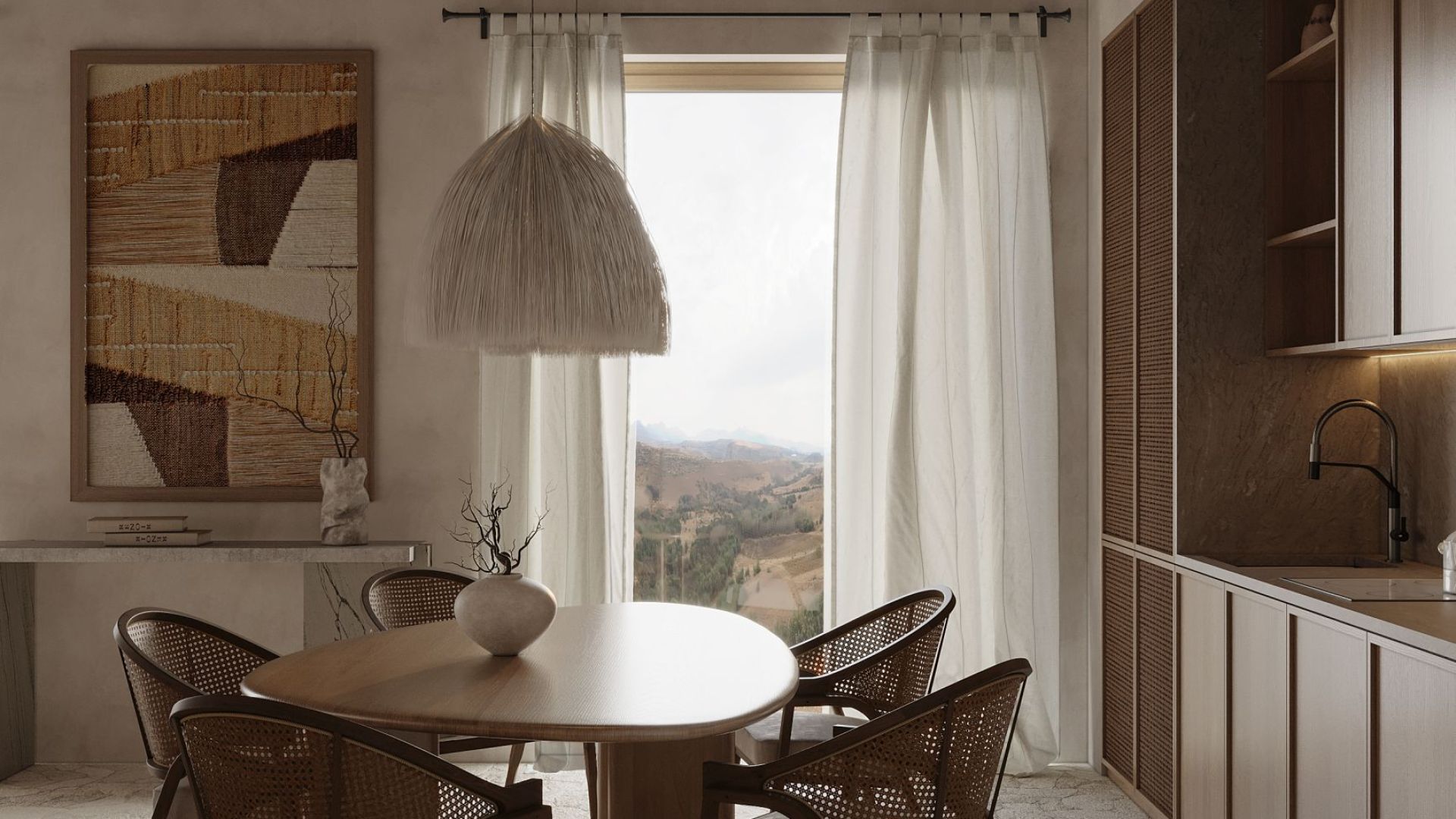 Podstavné digestoře Vestavná digestoř Micra Space White Matt - Matná bílá - Vizualizace