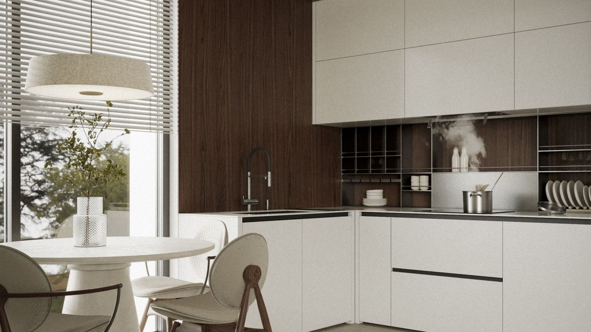 Podstavné digestoře Prato Black Matt - Matná černá - Vizualizace 2