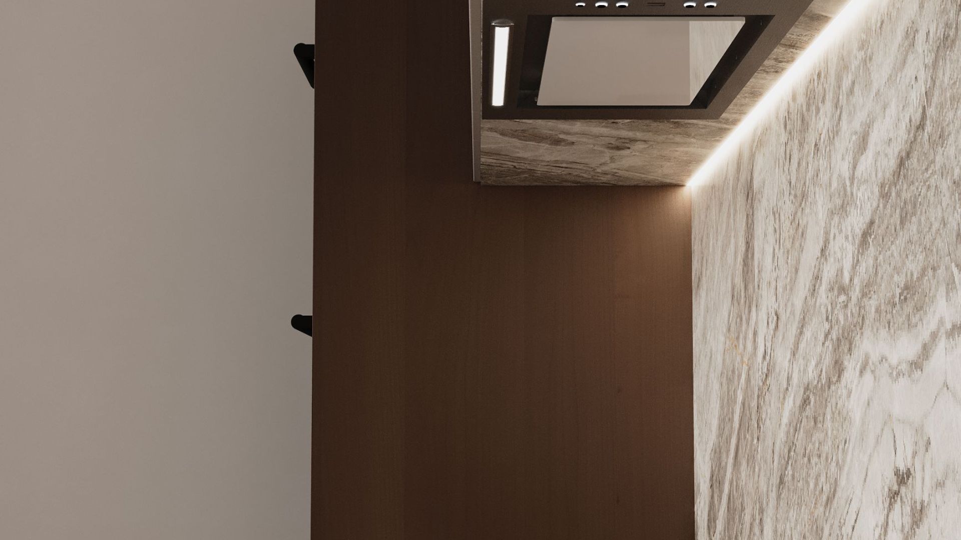 Podstavné digestoře Micra White - Bílá - Vizualizace