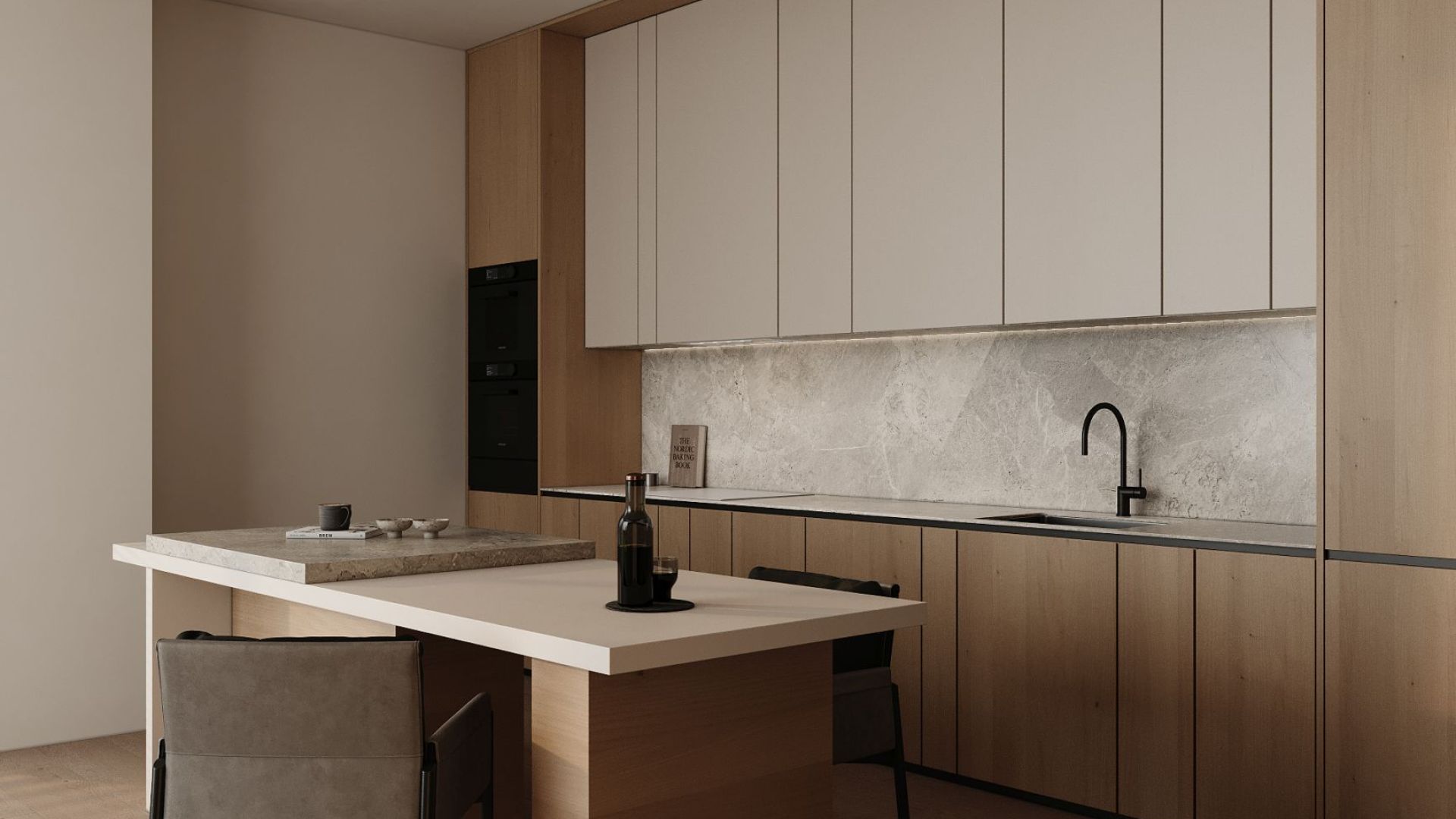 Podstavné digestoře Micra White Matt - Matná bílá - Vizualizace 4