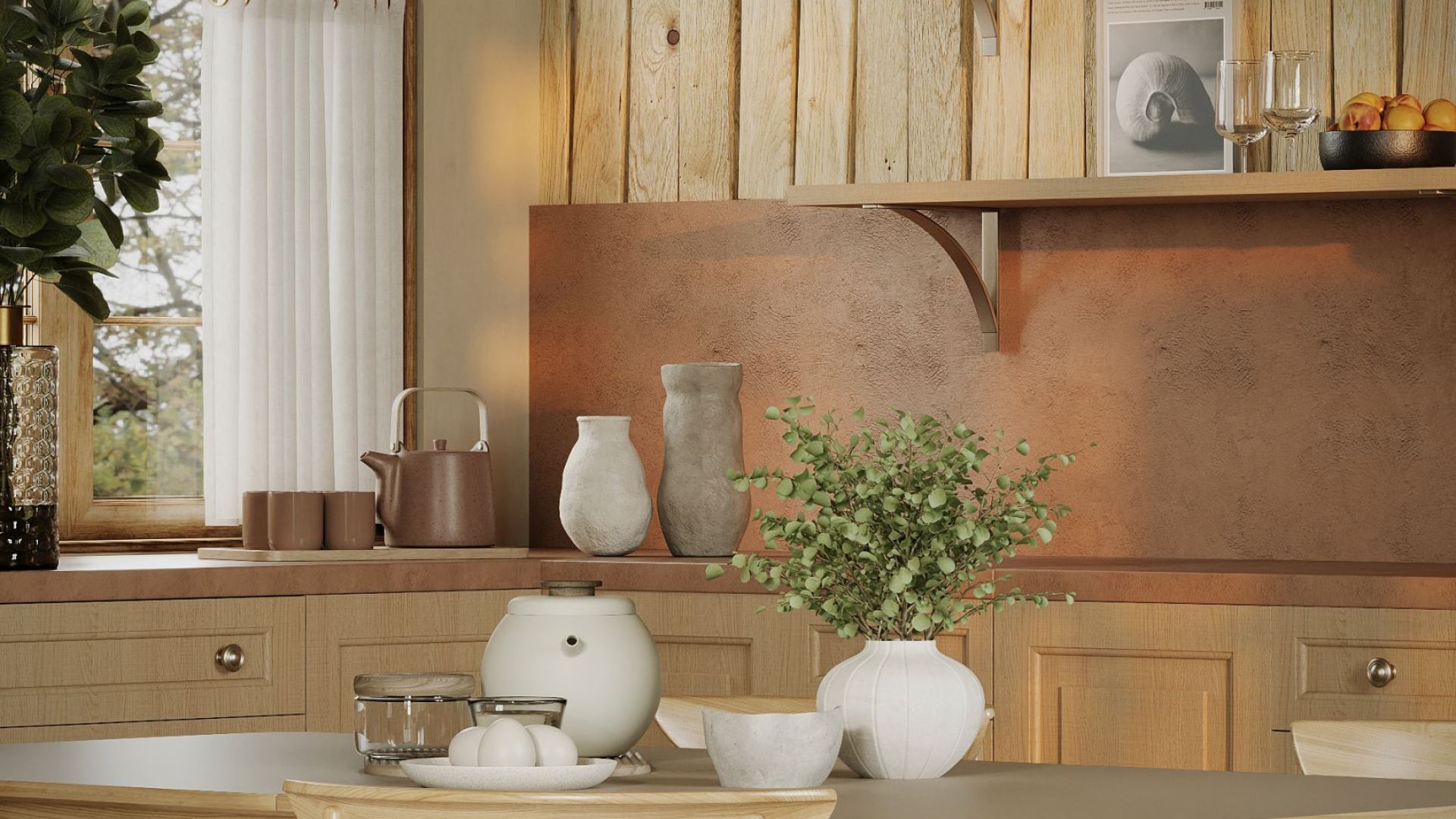 Rustikální digestoře Rustic Ecru - Béžová - Vizualizace 9