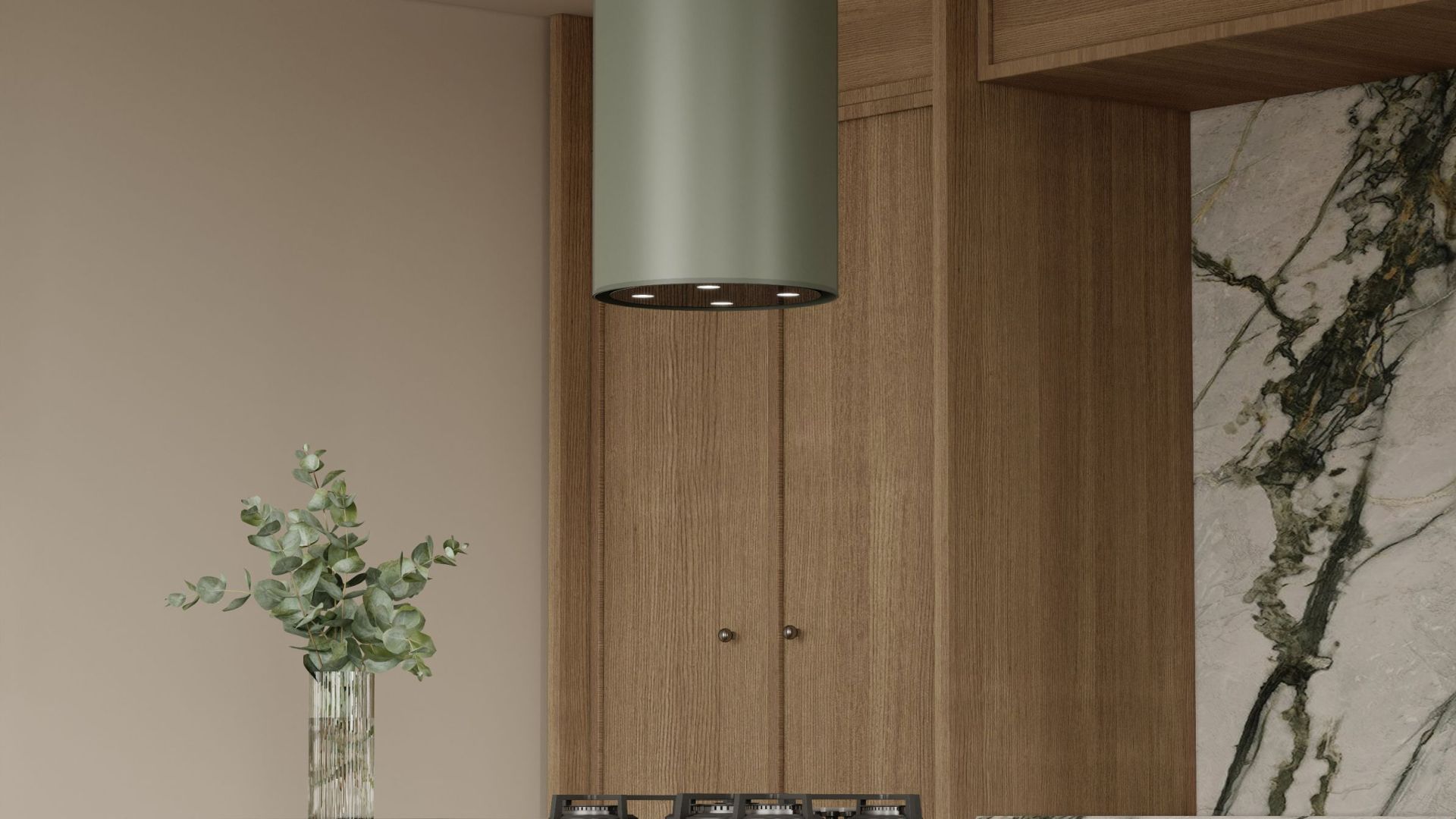 Ostrůvkové digestoře Tubo Eucalyptus - Eucalyptus - Vizualizace 4