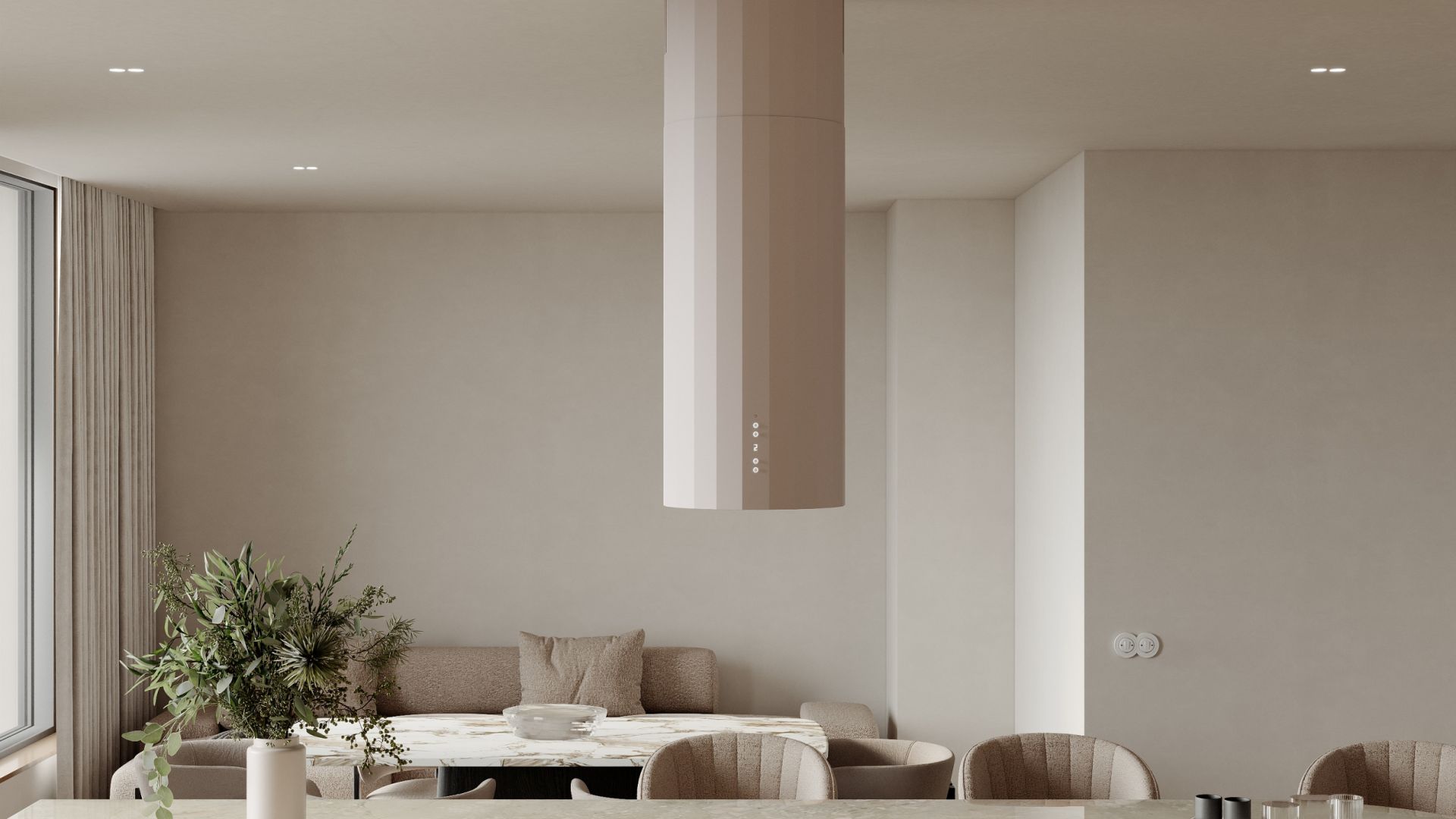 Ostrůvkové digestoře Viva Kashmir - Kashmir - Vizualizace 2