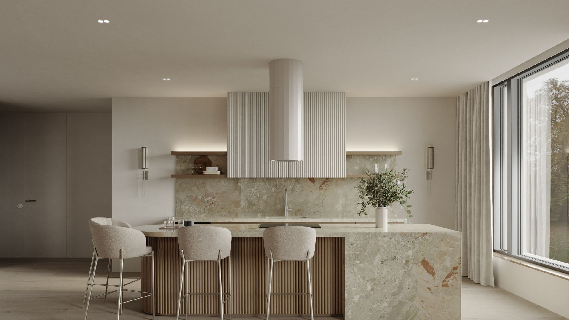 Ostrůvkové digestoře Viva Kashmir - Kashmir - Vizualizace 4