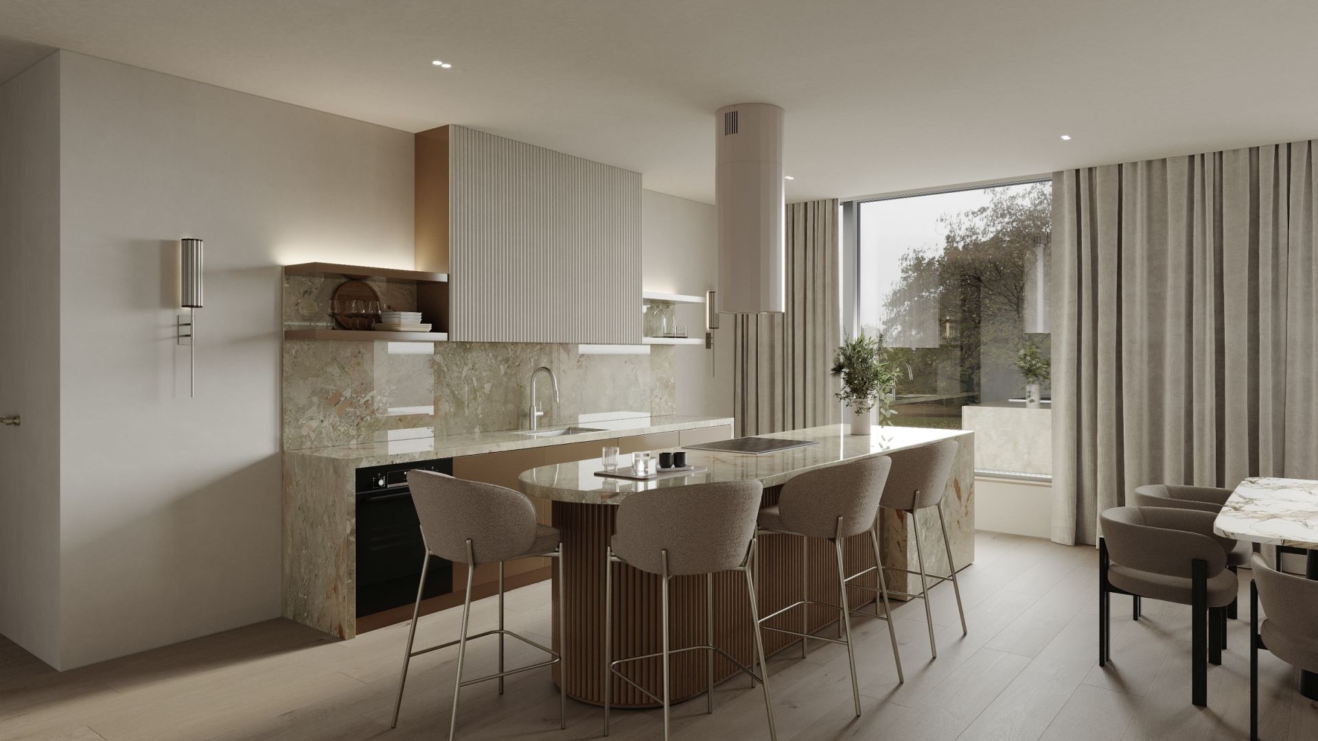 Ostrůvkové digestoře Viva Kashmir - Kashmir - Vizualizace 6